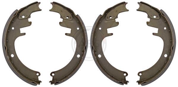 Jeu de 4 mâchoires de frein (Garniture de frein à tambour) A.B.S. ALL BRAKE SYSTEMS BV. ref. 40451