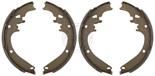 Jeu de 4 mâchoires de frein (Garniture de frein à tambour) A.B.S. ALL BRAKE SYSTEMS BV. ref. 40462