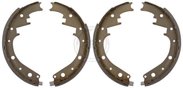 Jeu de 4 mâchoires de frein (Garniture de frein à tambour) A.B.S. ALL BRAKE SYSTEMS BV. ref. 40473
