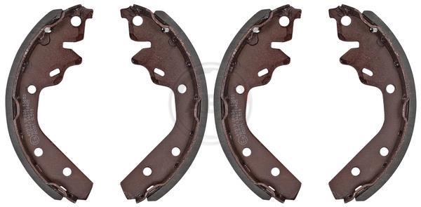 Jeu de 4 mâchoires de frein (Garniture de frein à tambour) A.B.S. ALL BRAKE SYSTEMS BV. ref. 40519