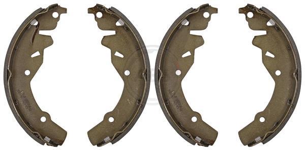 Jeu de 4 mâchoires de frein (Garniture de frein à tambour) A.B.S. ALL BRAKE SYSTEMS BV. ref. 40520