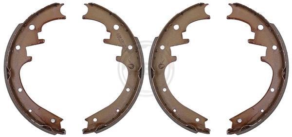 Jeu de 4 mâchoires de frein (Garniture de frein à tambour) A.B.S. ALL BRAKE SYSTEMS BV. ref. 40670