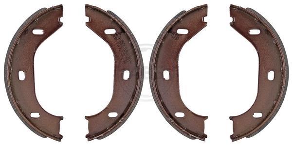 Jeu de mâchoires de frein à main (Mâchoire de frein à main) A.B.S. ALL BRAKE SYSTEMS BV. ref. 8020