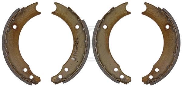 Jeu de 4 mâchoires de frein (Garniture de frein à tambour) A.B.S. ALL BRAKE SYSTEMS BV. ref. 8102