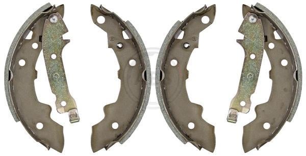 Jeu de 4 mâchoires de frein (Garniture de frein à tambour) A.B.S. ALL BRAKE SYSTEMS BV. ref. 8116