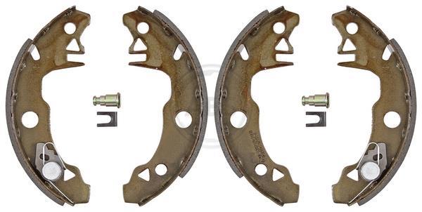 Jeu de 4 mâchoires de frein (Garniture de frein à tambour) A.B.S. ALL BRAKE SYSTEMS BV. ref. 8118
