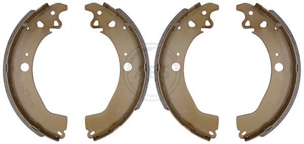 Jeu de 4 mâchoires de frein (Garniture de frein à tambour) A.B.S. ALL BRAKE SYSTEMS BV. ref. 8314