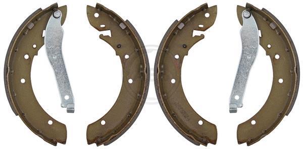 Jeu de 4 mâchoires de frein (Garniture de frein à tambour) A.B.S. ALL BRAKE SYSTEMS BV. ref. 8319