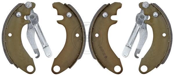 Jeu de 4 mâchoires de frein (Garniture de frein à tambour) A.B.S. ALL BRAKE SYSTEMS BV. ref. 8401