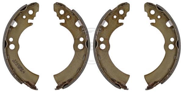 Jeu de 4 mâchoires de frein (Garniture de frein à tambour) A.B.S. ALL BRAKE SYSTEMS BV. ref. 8586