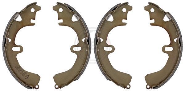 Jeu de 4 mâchoires de frein (Garniture de frein à tambour) A.B.S. ALL BRAKE SYSTEMS BV. ref. 8594
