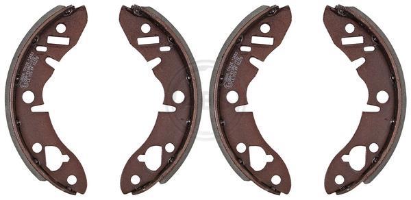 Jeu de 4 mâchoires de frein (Garniture de frein à tambour) A.B.S. ALL BRAKE SYSTEMS BV. ref. 8606