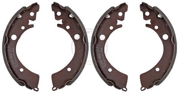 Jeu de 4 mâchoires de frein (Garniture de frein à tambour) A.B.S. ALL BRAKE SYSTEMS BV. ref. 8651