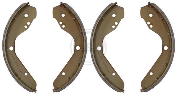 Jeu de 4 mâchoires de frein (Garniture de frein à tambour) A.B.S. ALL BRAKE SYSTEMS BV. ref. 8721