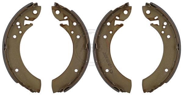Jeu de 4 mâchoires de frein (Garniture de frein à tambour) A.B.S. ALL BRAKE SYSTEMS BV. ref. 8769