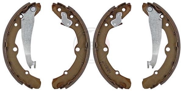 Jeu de 4 mâchoires de frein (Garniture de frein à tambour) A.B.S. ALL BRAKE SYSTEMS BV. ref. 8773