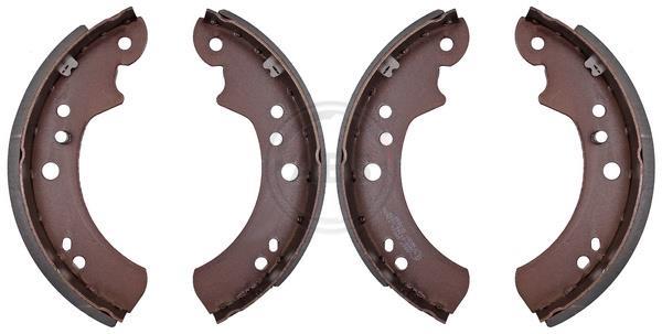 Jeu de 4 mâchoires de frein (Garniture de frein à tambour) A.B.S. ALL BRAKE SYSTEMS BV. ref. 8827