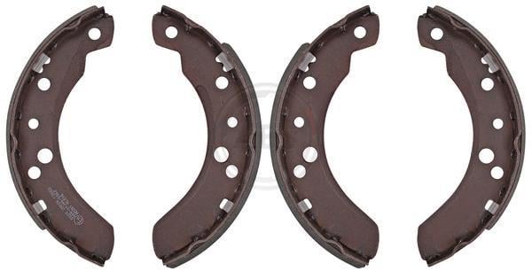 Jeu de 4 mâchoires de frein (Garniture de frein à tambour) A.B.S. ALL BRAKE SYSTEMS BV. ref. 8829