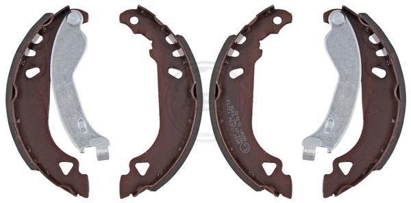 Jeu de 4 mâchoires de frein (Garniture de frein à tambour) A.B.S. ALL BRAKE SYSTEMS BV. ref. 8831