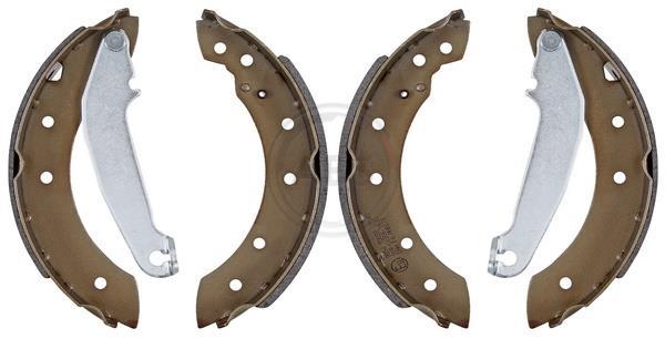Jeu de 4 mâchoires de frein (Garniture de frein à tambour) A.B.S. ALL BRAKE SYSTEMS BV. ref. 8854