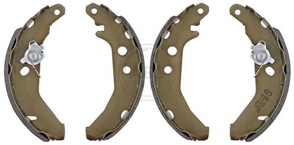 Jeu de 4 mâchoires de frein (Garniture de frein à tambour) A.B.S. ALL BRAKE SYSTEMS BV. ref. 8855