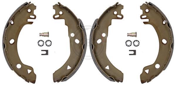 Jeu de 4 mâchoires de frein (Garniture de frein à tambour) A.B.S. ALL BRAKE SYSTEMS BV. ref. 8856