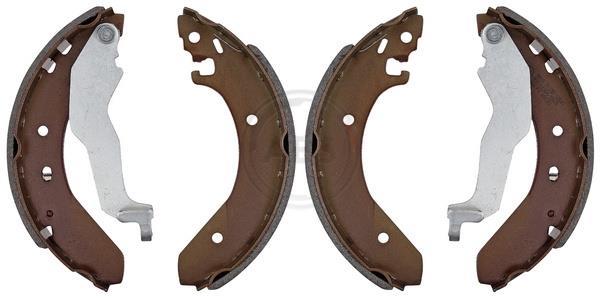 Jeu de 4 mâchoires de frein (Garniture de frein à tambour) A.B.S. ALL BRAKE SYSTEMS BV. ref. 8865