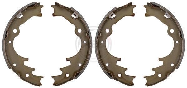 Jeu de 4 mâchoires de frein (Garniture de frein à tambour) A.B.S. ALL BRAKE SYSTEMS BV. ref. 8869