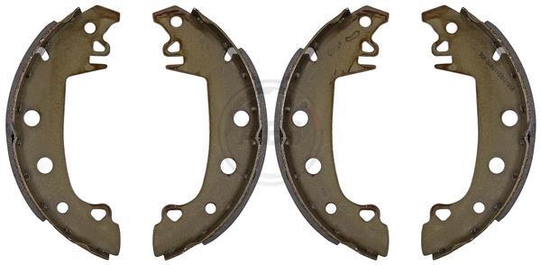 Jeu de 4 mâchoires de frein (Garniture de frein à tambour) A.B.S. ALL BRAKE SYSTEMS BV. ref. 8878