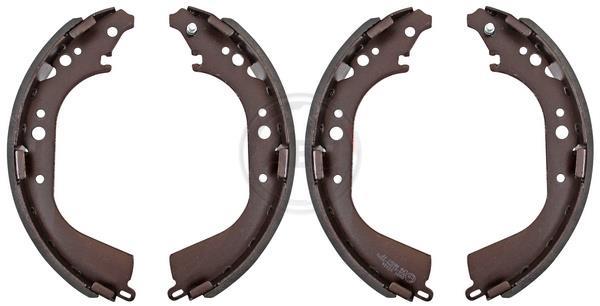 Jeu de 4 mâchoires de frein (Garniture de frein à tambour) A.B.S. ALL BRAKE SYSTEMS BV. ref. 8881