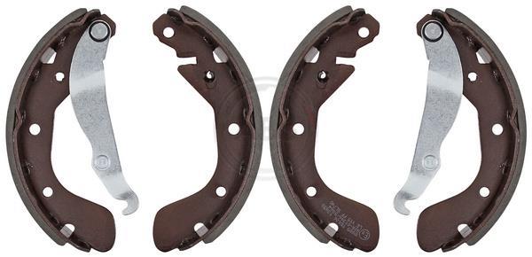 Jeu de 4 mâchoires de frein (Garniture de frein à tambour) A.B.S. ALL BRAKE SYSTEMS BV. ref. 8885