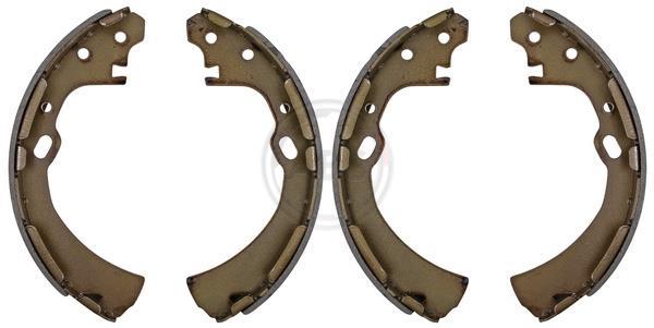 Jeu de 4 mâchoires de frein (Garniture de frein à tambour) A.B.S. ALL BRAKE SYSTEMS BV. ref. 8891