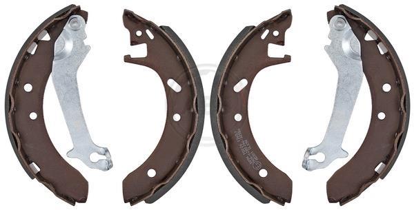 Jeu de 4 mâchoires de frein (Garniture de frein à tambour) A.B.S. ALL BRAKE SYSTEMS BV. ref. 8896
