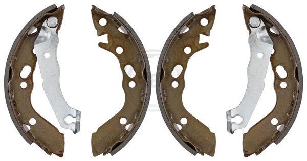 Jeu de 4 mâchoires de frein (Garniture de frein à tambour) A.B.S. ALL BRAKE SYSTEMS BV. ref. 8898