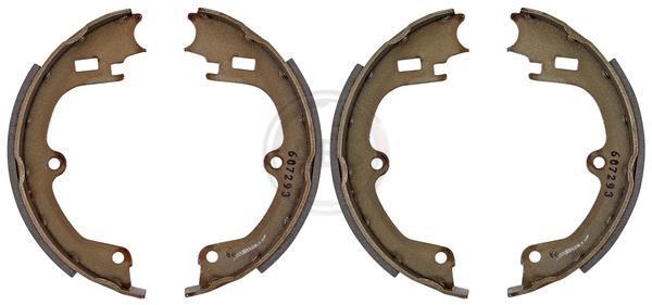 Jeu de mâchoires de frein à main (Mâchoire de frein à main) A.B.S. ALL BRAKE SYSTEMS BV. ref. 8908