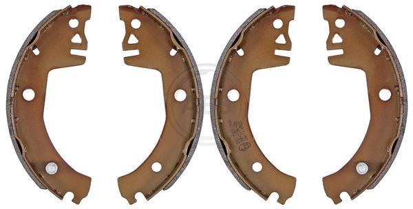 Jeu de 4 mâchoires de frein (Garniture de frein à tambour) A.B.S. ALL BRAKE SYSTEMS BV. ref. 8911