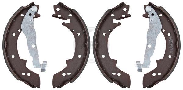 Jeu de 4 mâchoires de frein (Garniture de frein à tambour) A.B.S. ALL BRAKE SYSTEMS BV. ref. 8915