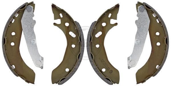 Jeu de 4 mâchoires de frein (Garniture de frein à tambour) A.B.S. ALL BRAKE SYSTEMS BV. ref. 8918