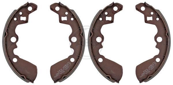Jeu de 4 mâchoires de frein (Garniture de frein à tambour) A.B.S. ALL BRAKE SYSTEMS BV. ref. 8926