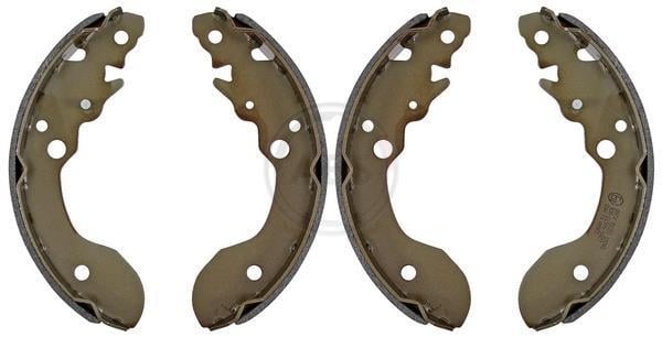 Jeu de 4 mâchoires de frein (Garniture de frein à tambour) A.B.S. ALL BRAKE SYSTEMS BV. ref. 8974