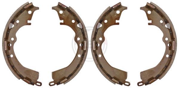 Jeu de 4 mâchoires de frein (Garniture de frein à tambour) A.B.S. ALL BRAKE SYSTEMS BV. ref. 8978