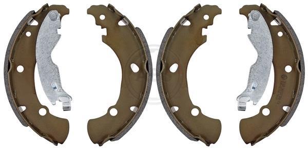 Jeu de 4 mâchoires de frein (Garniture de frein à tambour) A.B.S. ALL BRAKE SYSTEMS BV. ref. 9018