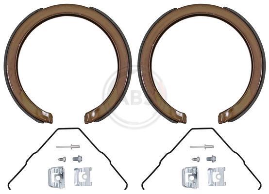 Jeu de mâchoires de frein à main (Mâchoire de frein à main) A.B.S. ALL BRAKE SYSTEMS BV. ref. 9025