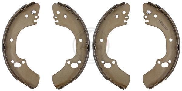 Jeu de 4 mâchoires de frein (Garniture de frein à tambour) A.B.S. ALL BRAKE SYSTEMS BV. ref. 9027