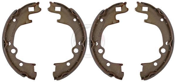 Jeu de 4 mâchoires de frein (Garniture de frein à tambour) A.B.S. ALL BRAKE SYSTEMS BV. ref. 9035