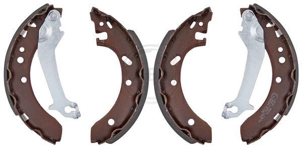 Jeu de 4 mâchoires de frein (Garniture de frein à tambour) A.B.S. ALL BRAKE SYSTEMS BV. ref. 9056