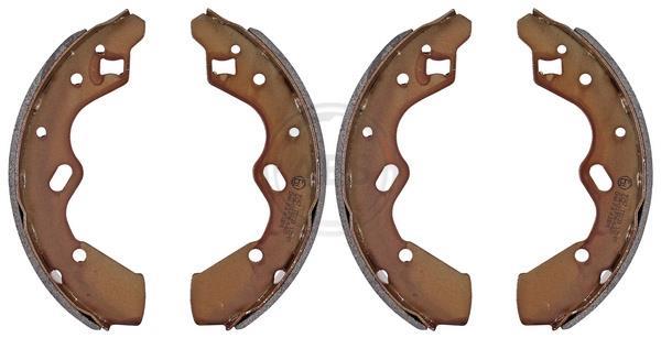 Jeu de 4 mâchoires de frein (Garniture de frein à tambour) A.B.S. ALL BRAKE SYSTEMS BV. ref. 9067