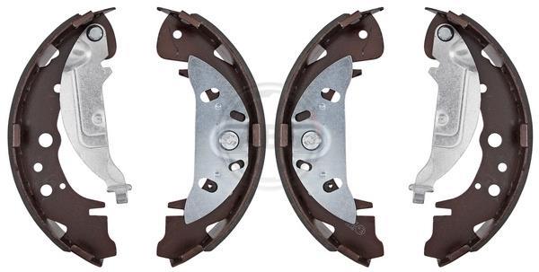 Jeu de 4 mâchoires de frein (Garniture de frein à tambour) A.B.S. ALL BRAKE SYSTEMS BV. ref. 9097
