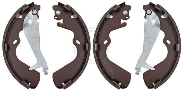 Jeu de 4 mâchoires de frein (Garniture de frein à tambour) A.B.S. ALL BRAKE SYSTEMS BV. ref. 9099