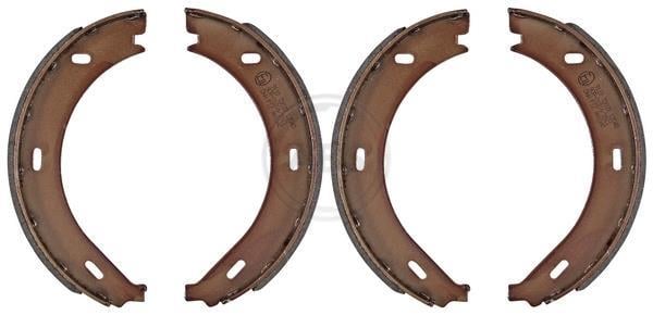 Jeu de mâchoires de frein à main (Mâchoire de frein à main) A.B.S. ALL BRAKE SYSTEMS BV. ref. 9110